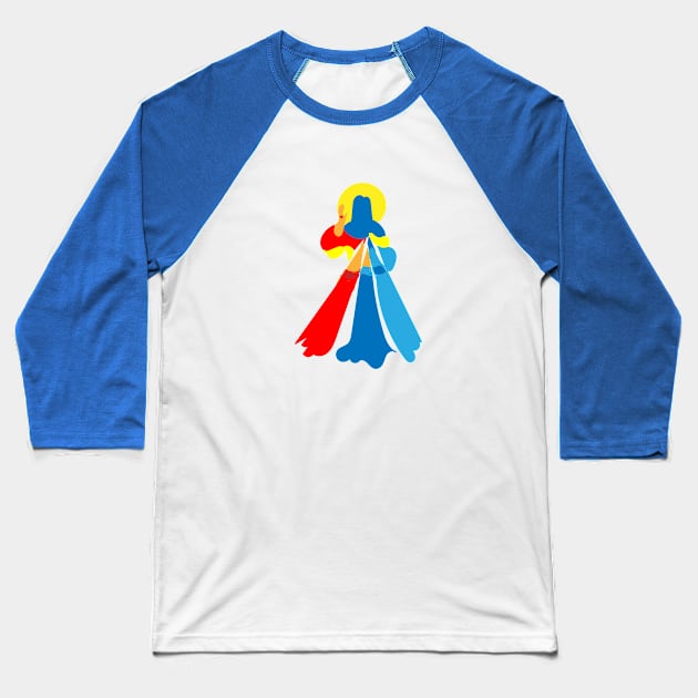 Divine Mercy Baseball T-Shirt by FlorenceFashionstyle